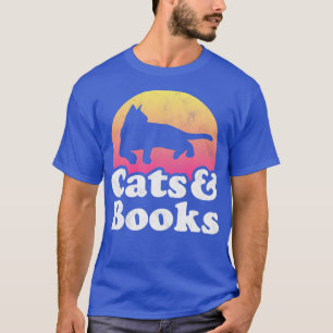 Geschenk für Katzen und Bücher T-Shirt