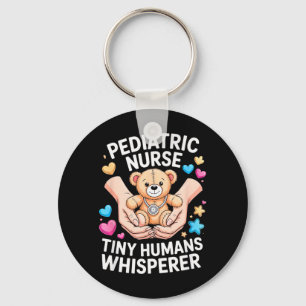 Geschenk für Kinderkrankenschwester RN Schlüsselanhänger