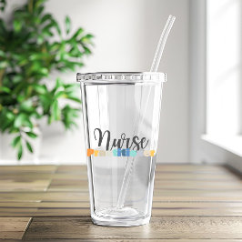 Geschenk für Krankenpflege Niedliche Krankenpflege Acryltrinkbecher