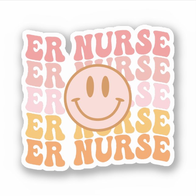 Geschenk für Krankenpfleger Aufkleber (Vorderseite)