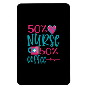 Geschenk für Krankenschwester 50 Nurse 50 Kaffee Magnet