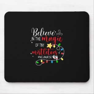 Geschenk für Krankenschwester An die Magie glaub Mousepad