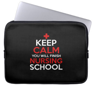 Geschenk für Krankenschwester   Behalt Ruhe Sie we Laptopschutzhülle