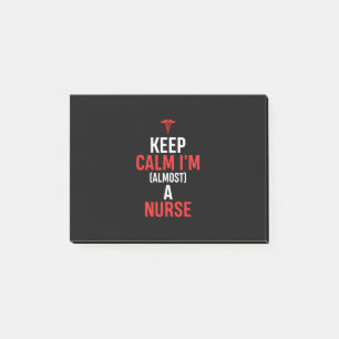 Geschenk für Krankenschwester   Behalten Ruhe Ich  Post-it Klebezettel