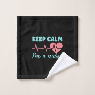 Geschenk für Krankenschwester Behalten Ruhe Ich Waschlappen