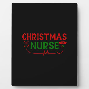 Geschenk für Krankenschwester Christmas Nurse Fotoplatte