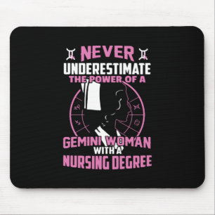 Geschenk für Krankenschwester Den Power nie unte Mousepad