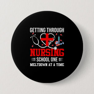 Geschenk für Krankenschwester   Erste Krankenpfleg Button