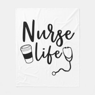 Geschenk für Krankenschwester Fleecedecke