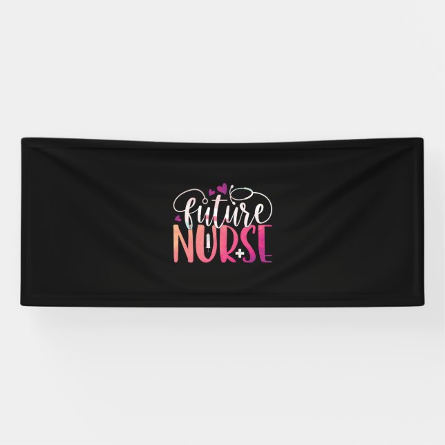 Geschenk für Krankenschwester | Future Nurse Banner (Horizontal)