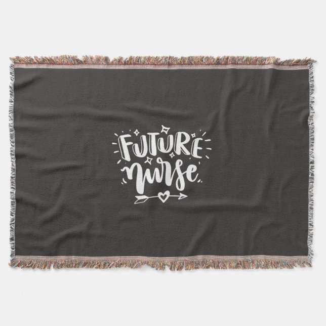 Geschenk für Krankenschwester | Future Nurse Decke (Vorderseite)