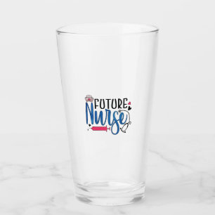 Geschenk für Krankenschwester   Future Nurse Glas
