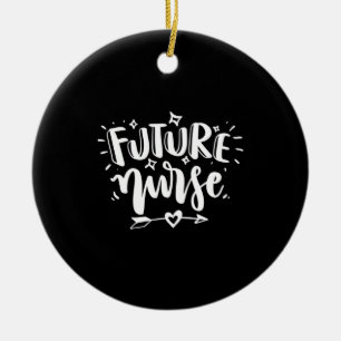 Geschenk für Krankenschwester   Future Nurse Keramik Ornament