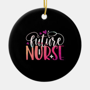 Geschenk für Krankenschwester Future Nurse Keramik Ornament