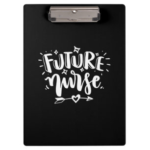 Geschenk für Krankenschwester Future Nurse Klemmbrett