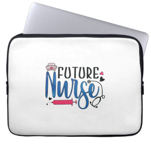 Geschenk für Krankenschwester Future Nurse Laptopschutzhülle