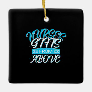 Geschenk für Krankenschwester Geschenke von oben Keramikornament