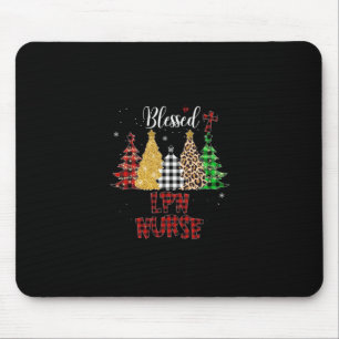 Geschenk für Krankenschwester Gesegnet LPN Nurse Mousepad