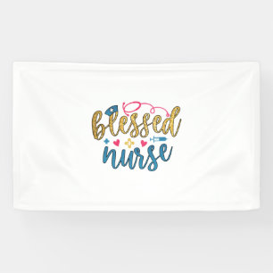 Geschenk für Krankenschwester Gesegnete Krankens Banner