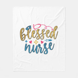 Geschenk für Krankenschwester Gesegnete Krankens Fleecedecke