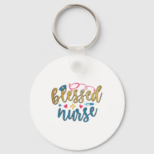 Geschenk für Krankenschwester Gesegnete Krankens Schlüsselanhänger