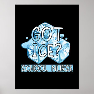 Geschenk für Krankenschwester   Got Schulkrankenpf Poster