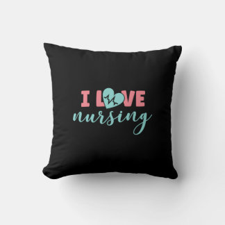 Geschenk für Krankenschwester | I Liebe Pflege Kissen