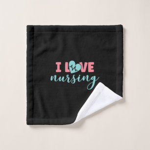 Geschenk für Krankenschwester I Liebe Pflege Waschlappen