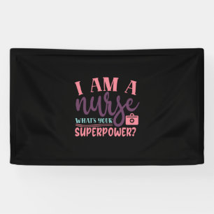 Geschenk für Krankenschwester Ich bin eine Krank Banner