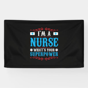 Geschenk für Krankenschwester Ich bin eine Krank Banner
