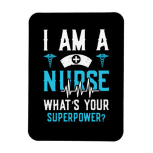 Geschenk für Krankenschwester   Ich bin eine Krank Magnet