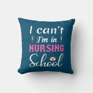Geschenk für Krankenschwester Ich bin in der Kra Kissen