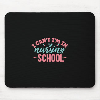 Geschenk für Krankenschwester | Ich bin in der Kra Mousepad