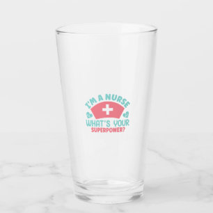 Geschenk für Krankenschwester   Ich bin Krankensch Glas