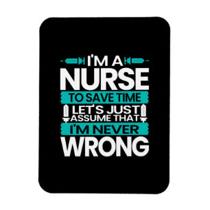 Geschenk für Krankenschwester   Ich bin Krankensch Magnet