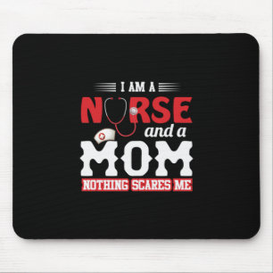 Geschenk für Krankenschwester Ich bin Krankensch Mousepad