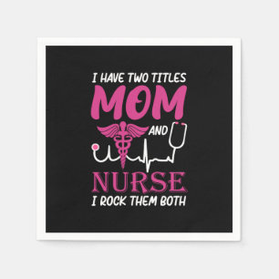 Geschenk für Krankenschwester Ich habe zwei Tite Serviette
