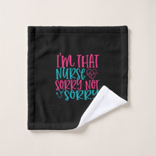 Geschenk für Krankenschwester Im dass Krankensch Waschlappen