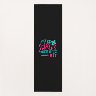 Geschenk für Krankenschwester Kaffeekrubs Sanity Yogamatte