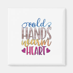 Geschenk für Krankenschwester Kalte Hände Varm H Magnet