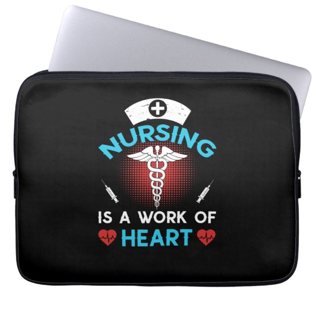 Geschenk für Krankenschwester | Krankenpflege ist  Laptopschutzhülle (Vorderseite)