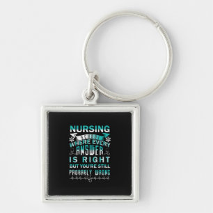 Geschenk für Krankenschwester Krankenschule, in Schlüsselanhänger