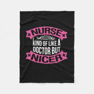 Geschenk für Krankenschwester   Krankenschwester i Fleecedecke