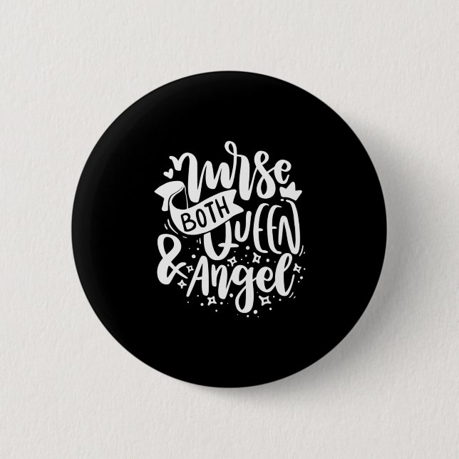Geschenk für Krankenschwester | Krankenschwester s Button (Vorderseite)