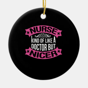 Geschenk für Krankenschwester Krankenschwester w Keramik Ornament