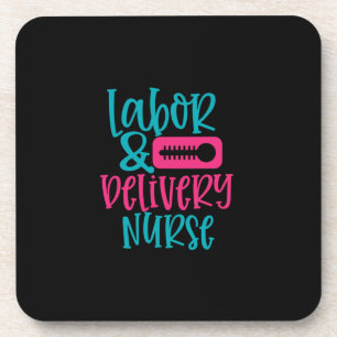 Geschenk für Krankenschwester Labour Belivery Nu Getränkeuntersetzer