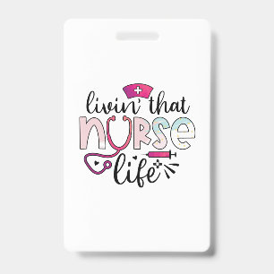 Geschenk für Krankenschwester Leben in diesem Kr Ausweis