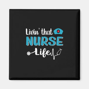 Geschenk für Krankenschwester Leben in diesem Kr Magnet