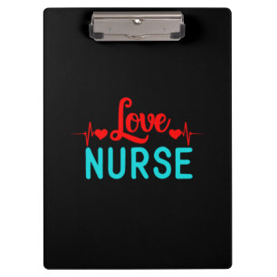 Geschenk für Krankenschwester Liebe Nurse Klemmbrett