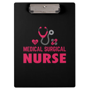 Geschenk für Krankenschwester Medical Surgical N Klemmbrett